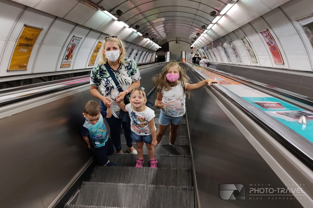 Metro w Pradze - Praga na weekend z dziećmi