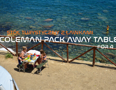 Stół turystyczny z ławkami Coleman Pack Away Table For 4 | Jak wybrać składany stół kempingowy?