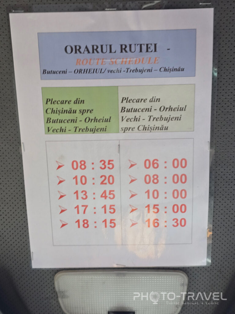 stare orhei jak dojechać - rozkład jazdy busów